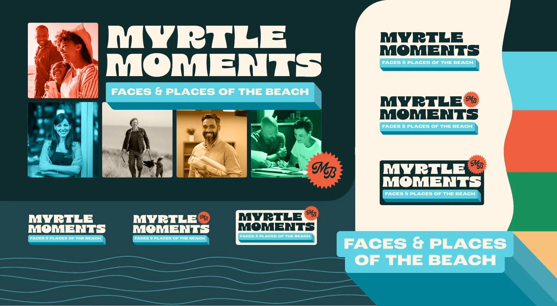 Myrtle Moments — owned-media brand identity system